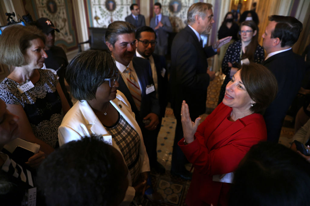 Texas House Democrats Meet With Lawmakers On Capitol Hill