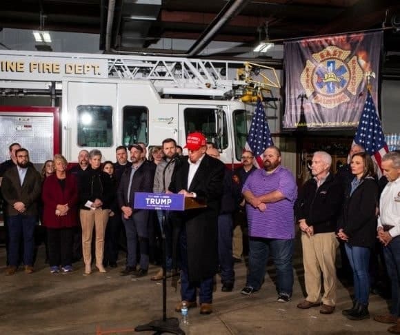 Trump Visits Toxic Derailment Site