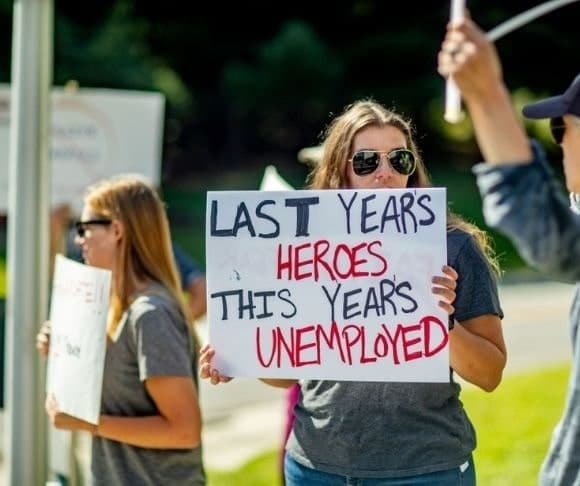 How Many NY Health Care Workers and Educators Will Lose Their Jobs?