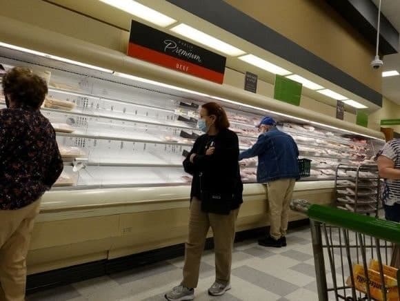 Bare Shelves Biden Trends Once Again