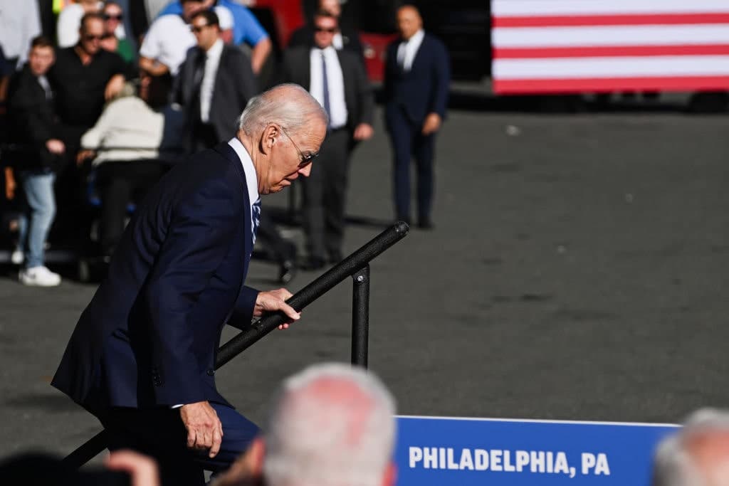 ‘Breaking Biden’ Hits the Shelves as Biden Nearly Breaks Himself