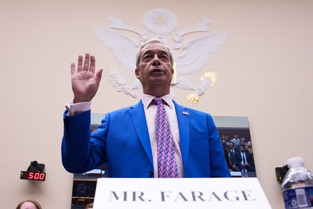 Farage Pleads With Congress for Free Speech Fellowship