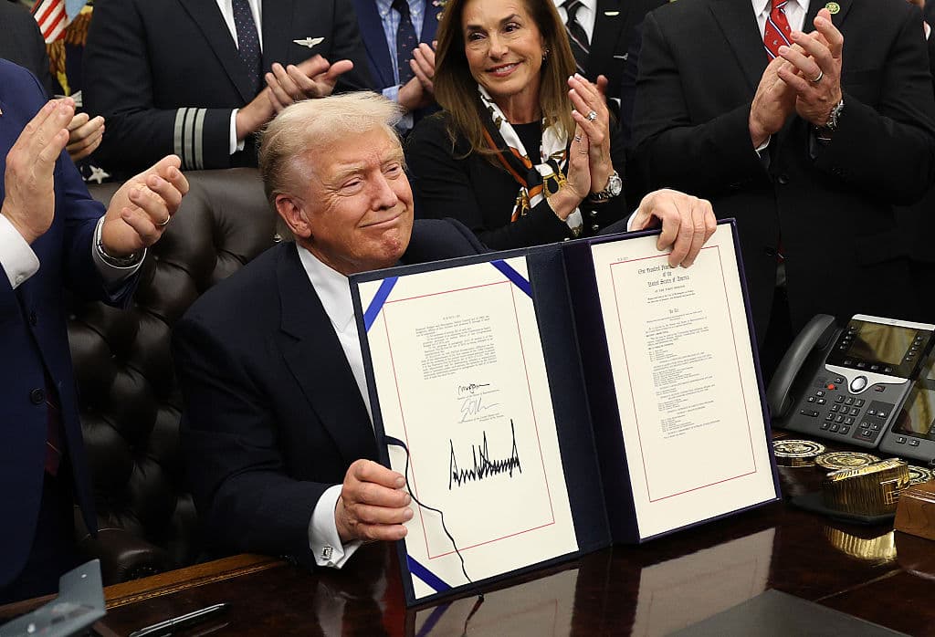 President Trump Signs Bill to Open Government