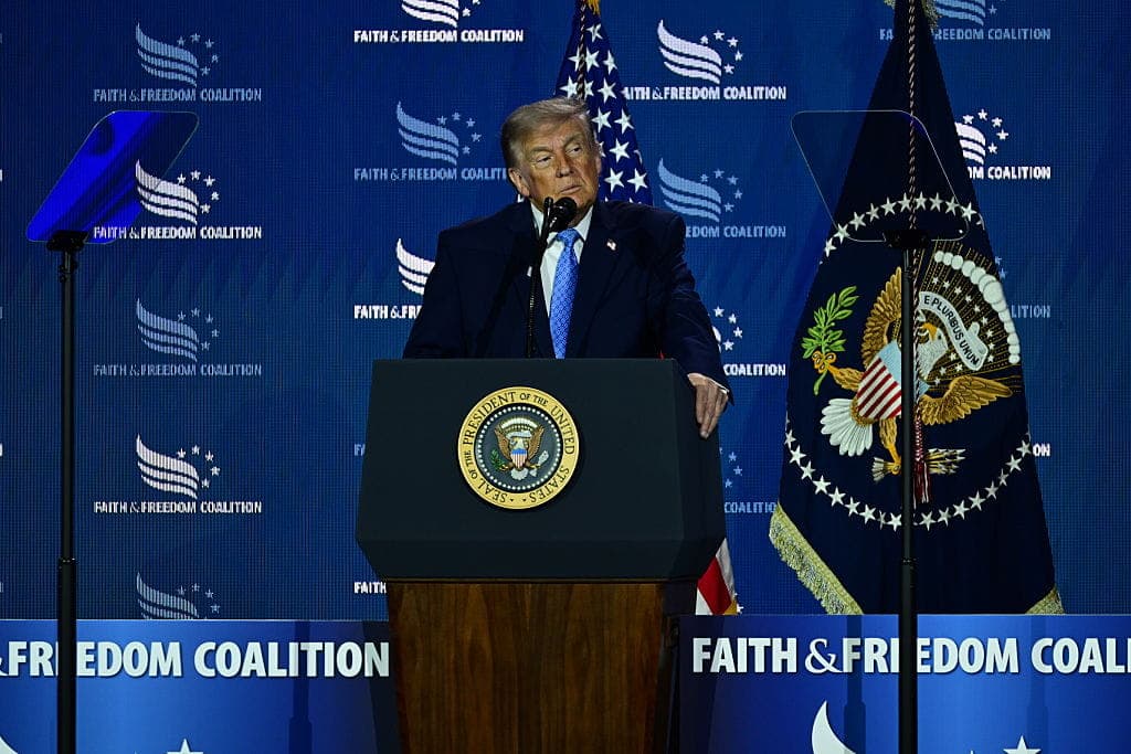 Trump Speaks at Faith & Freedom Conference Road to Majority