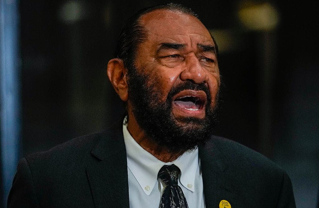 Rep. Al Green Trying to Raise Cane