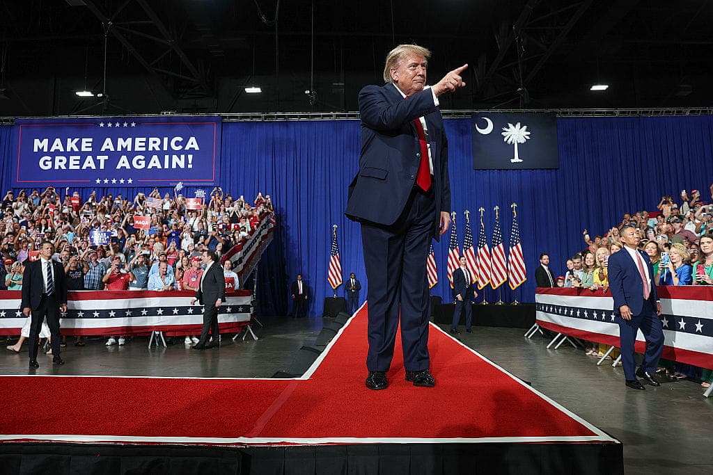 Trump Back in His Element