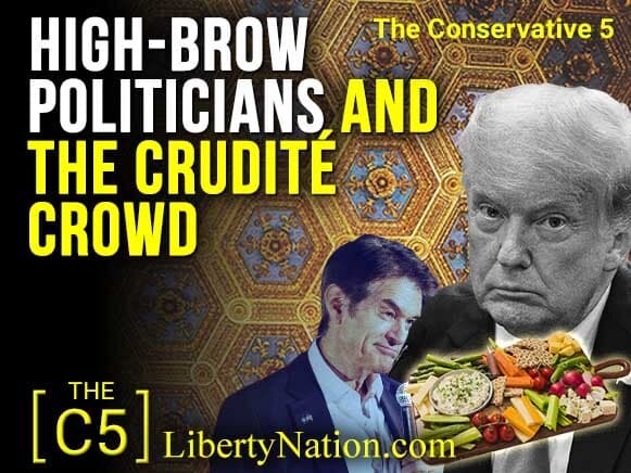 High-Brow Politicians and the Crudité Crowd – C5 TV
