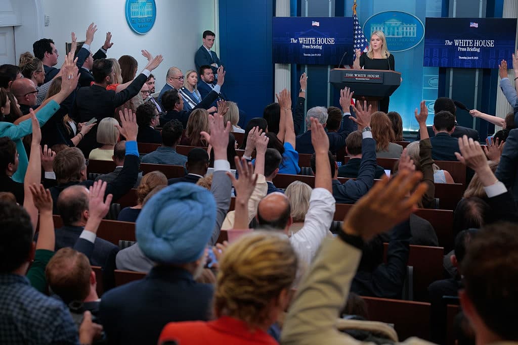 An All-New Brady Bunch Takes Over the White House Press Briefing Room