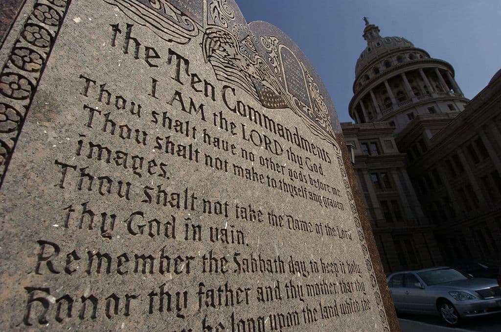 The Seesaw Court History of the Ten Commandments on Display