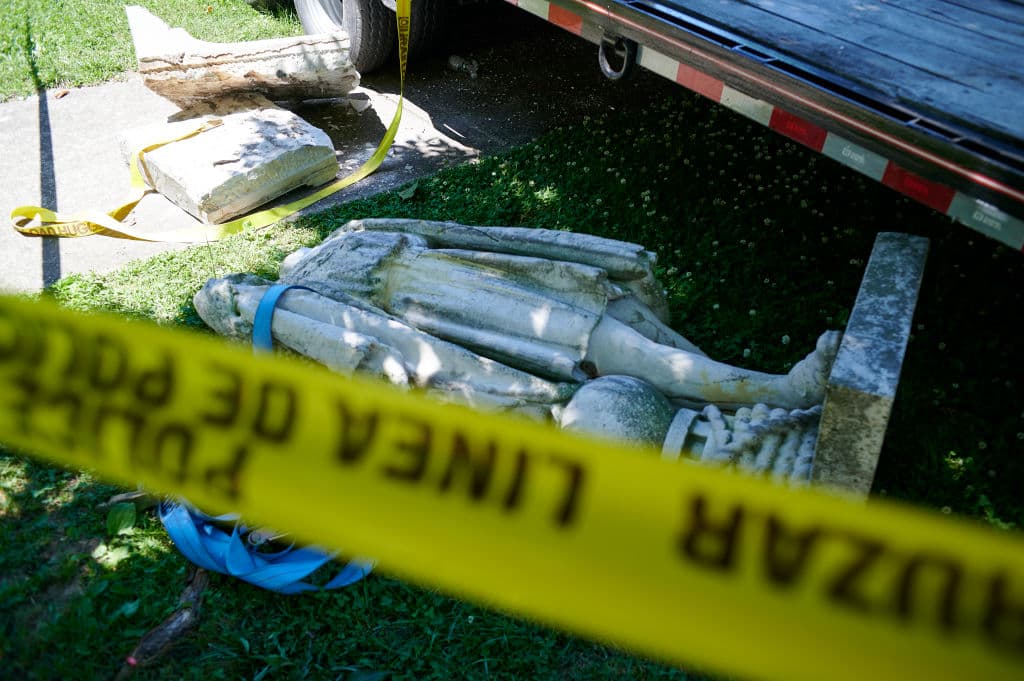 The Quiet Restoration of Statues Toppled in 2020 Underway