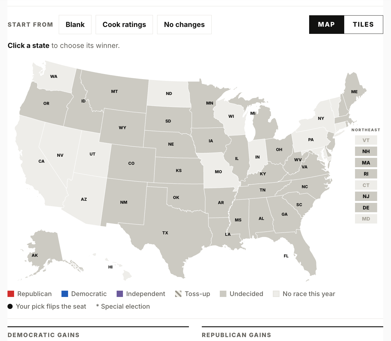 Build Your Own 2026 Midterm Map