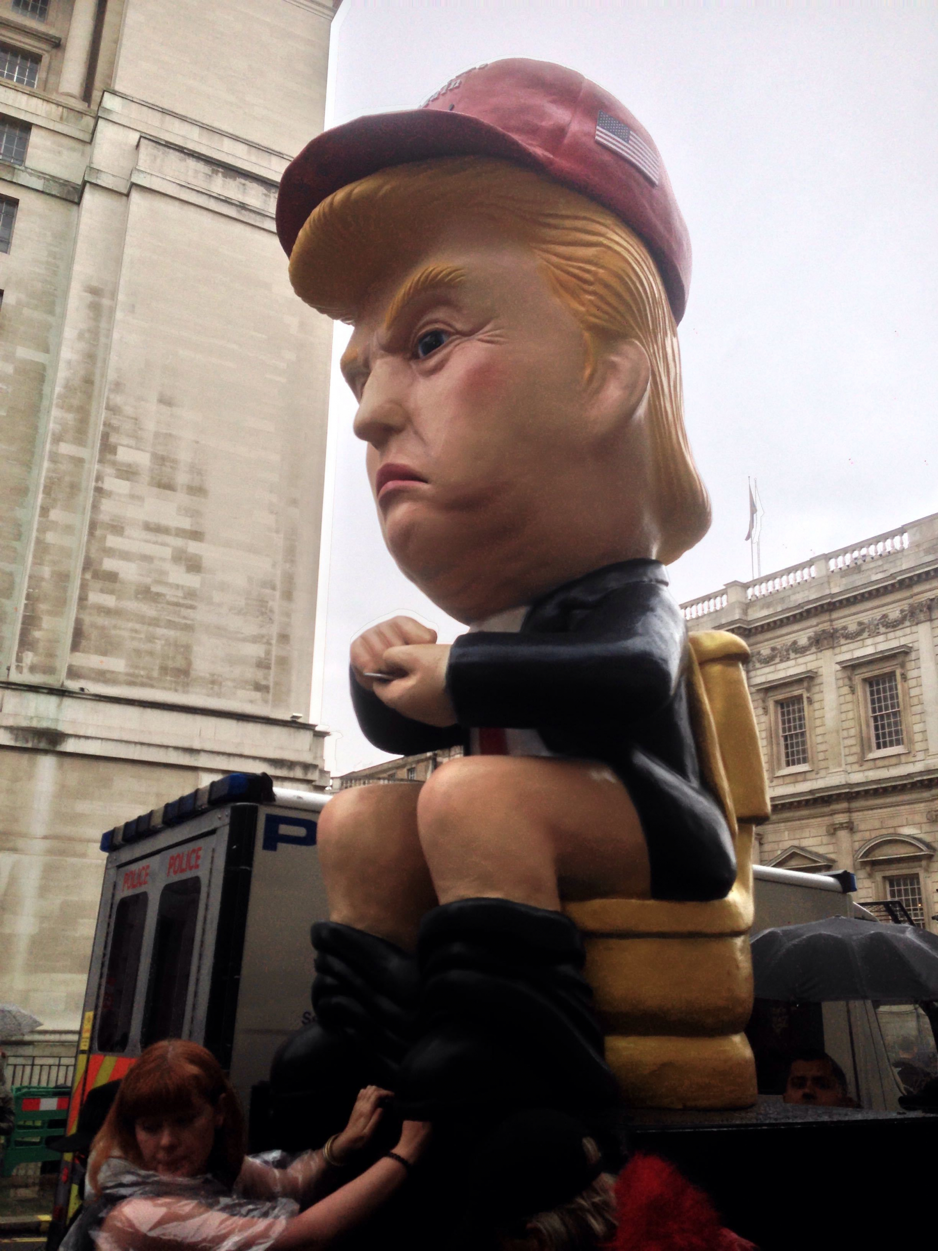 London's Trump Protest: A Photographic Journey