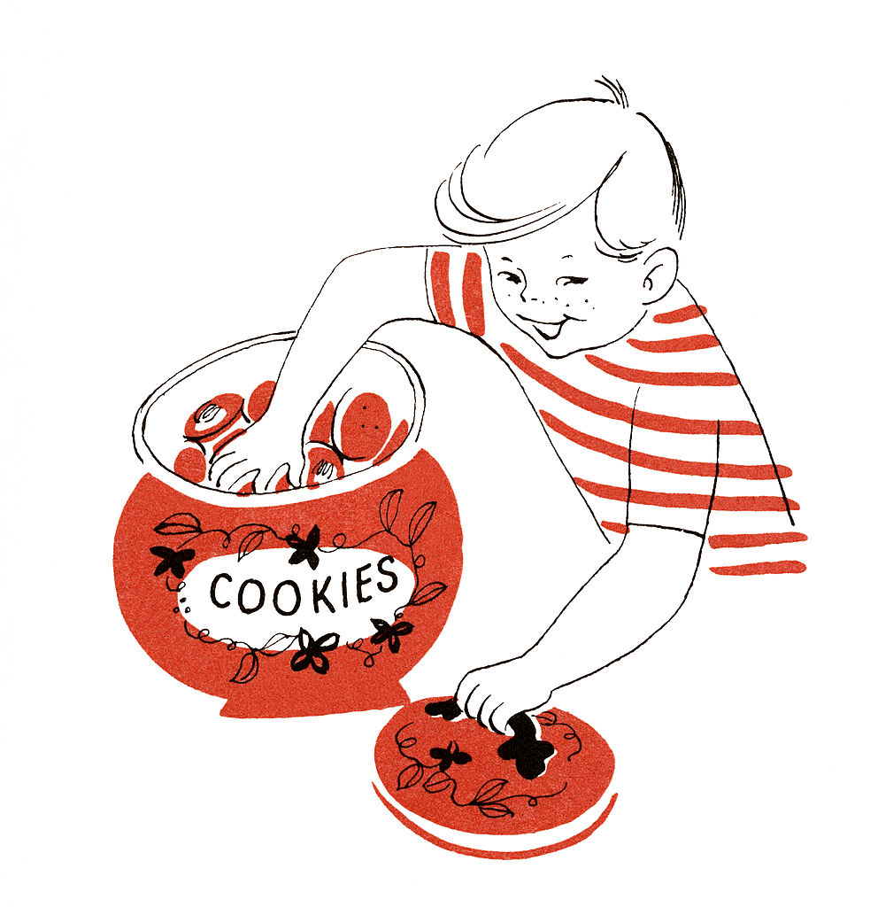Boy With Hand In Cookie Jar