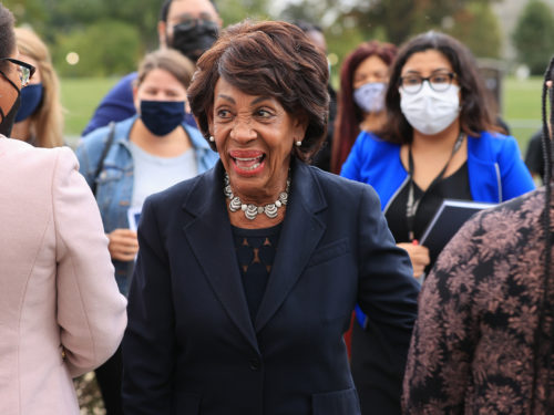 Maxine Waters Gets by With a Little Help From Her Friends