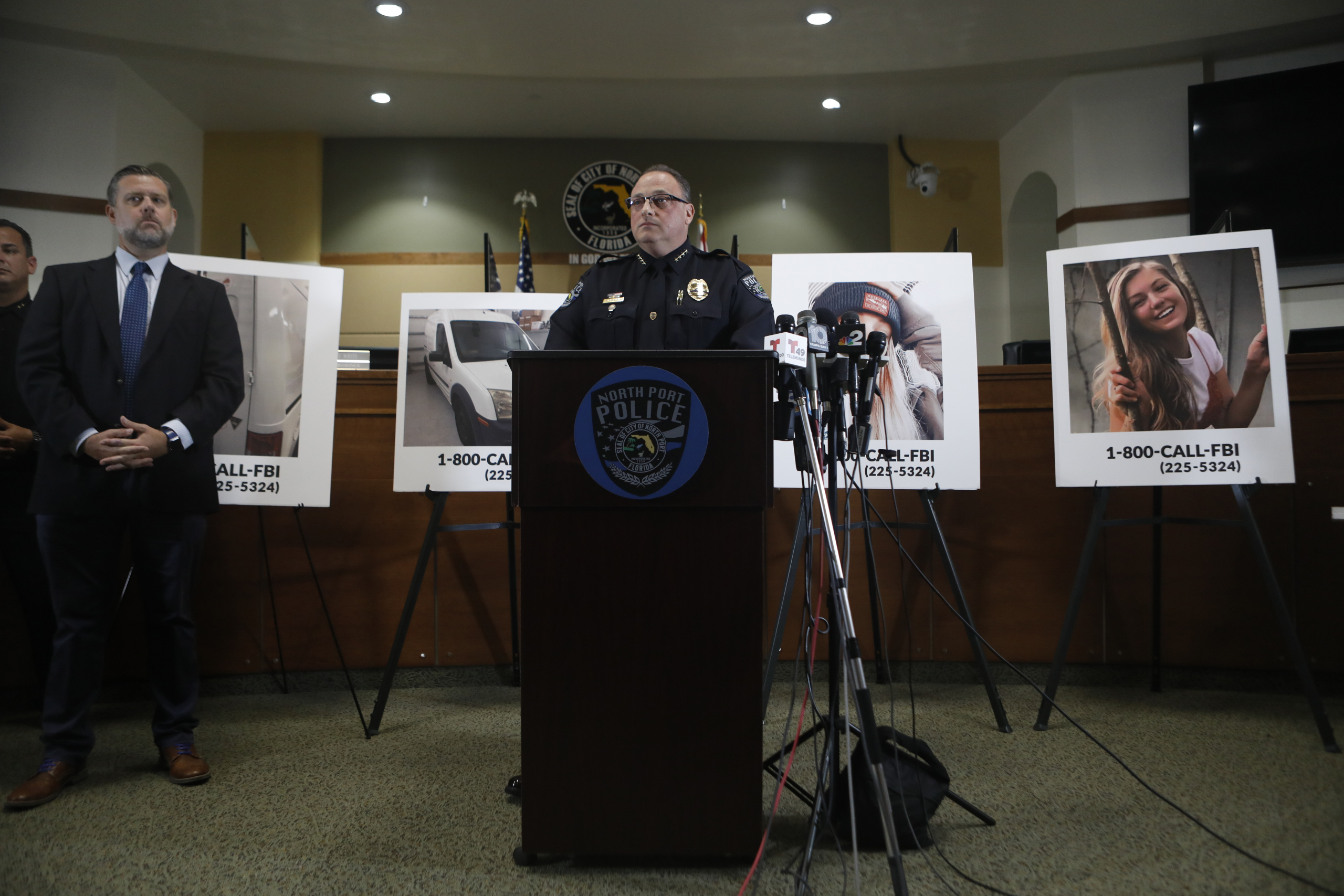 North Port, Florida Police Hold News Conference Regarding Case Of Missing Women Gabby Petito