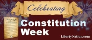 New banner Celebrating Constitution Week