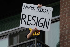 Durkan resign sign
