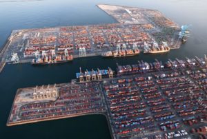 Logjam Of Container Ships Clog Southern California Ports