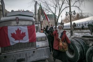 GettyImages-1238119997 Canada trucker protest