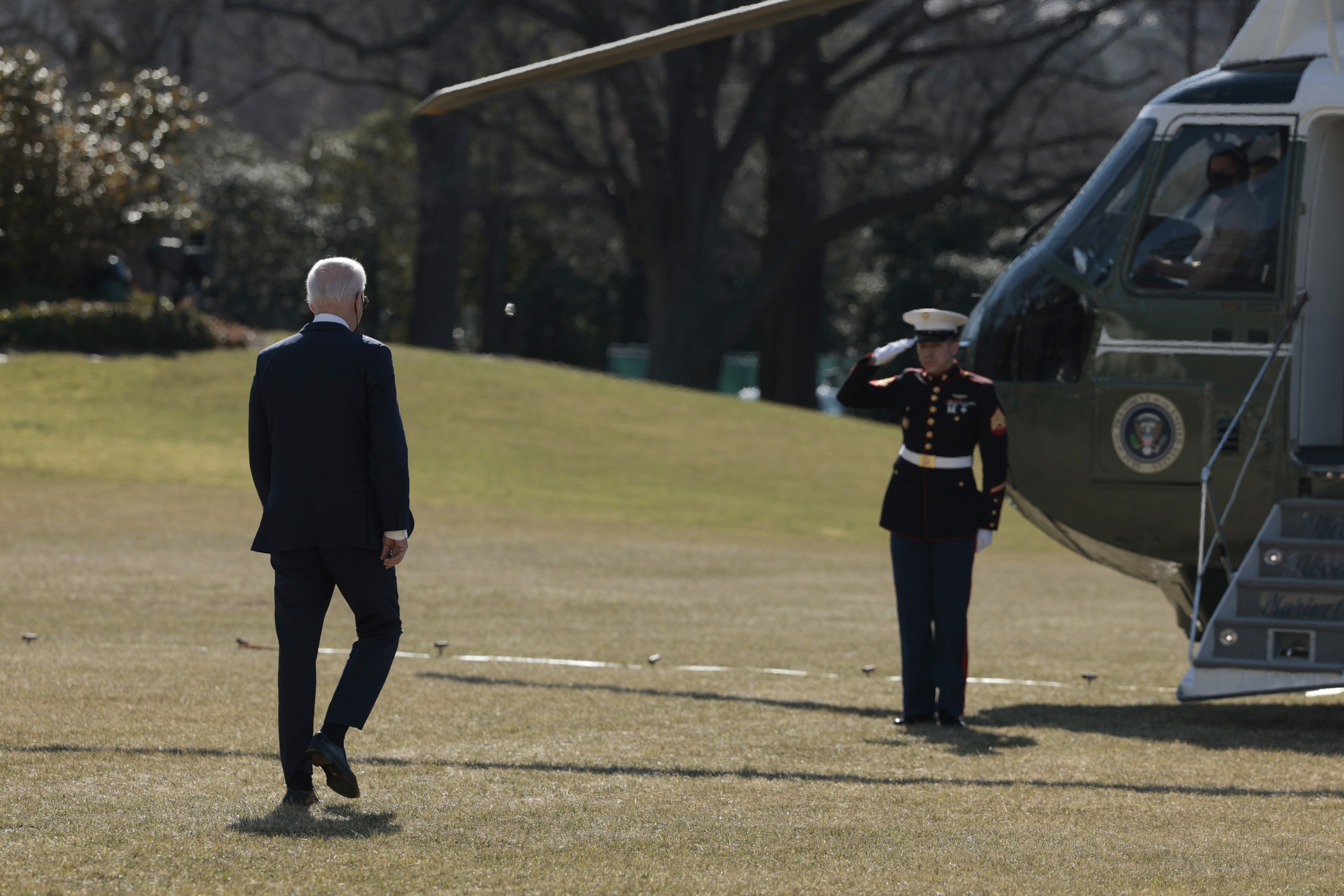 President Biden Departs For Virginia