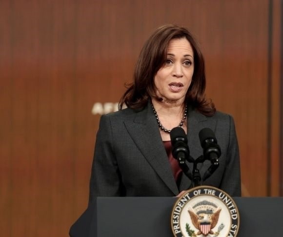 Dutiful Kamala Harris Marches Off to Another Globalist Affair
