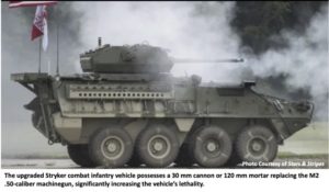 Stryker combat infantry fighting vehicle