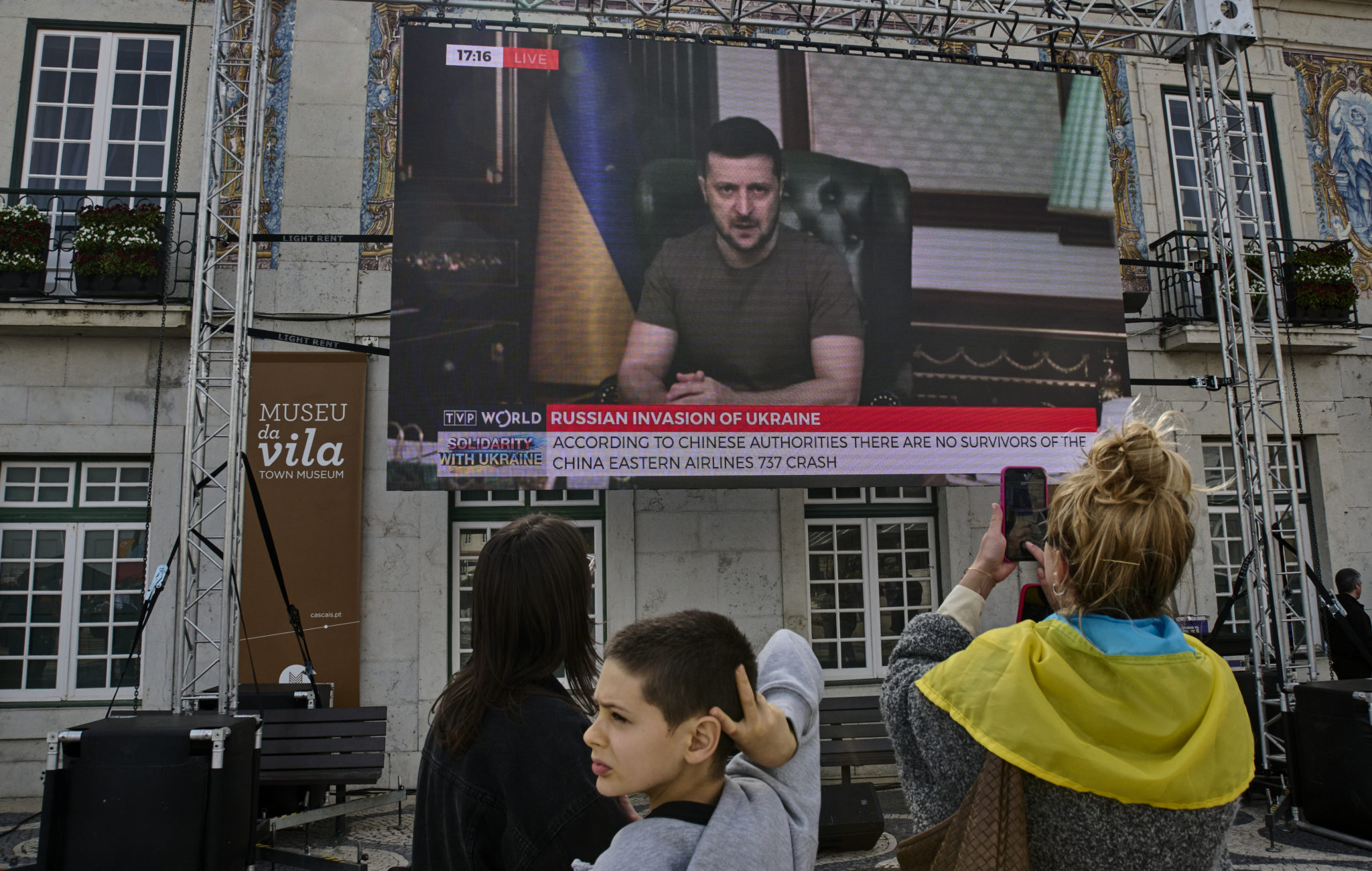 Cascais Participates In The Charity TV Marathon In Solidarity With Ukraine