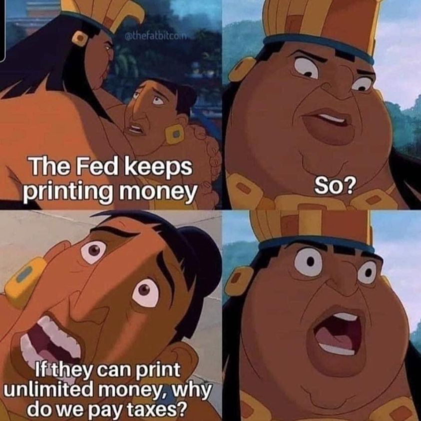 Fed taxes meme