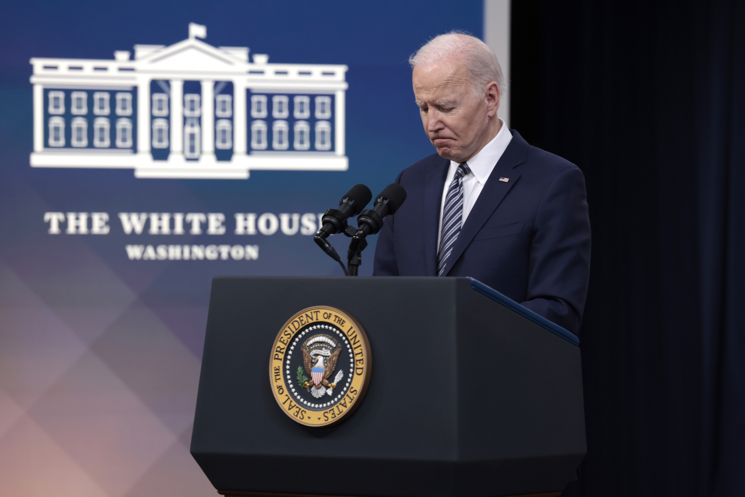 President Biden Delivers Remarks On Gas Prices In America