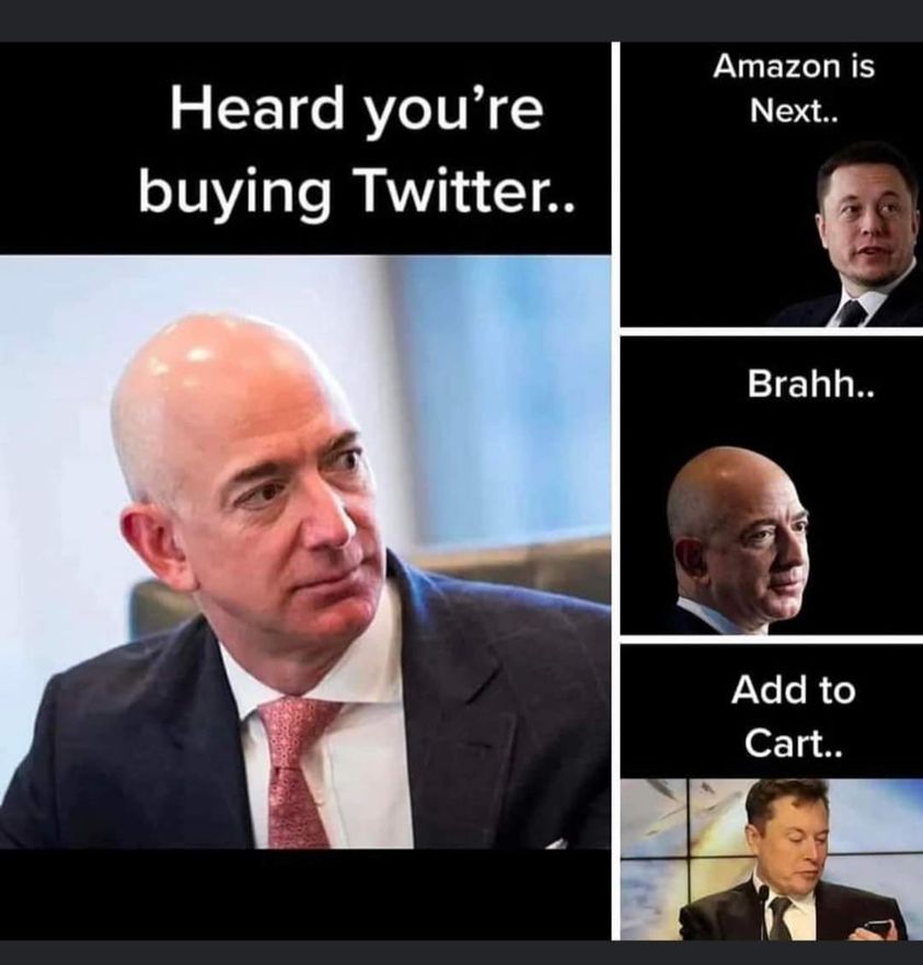 Musk Bezos meme