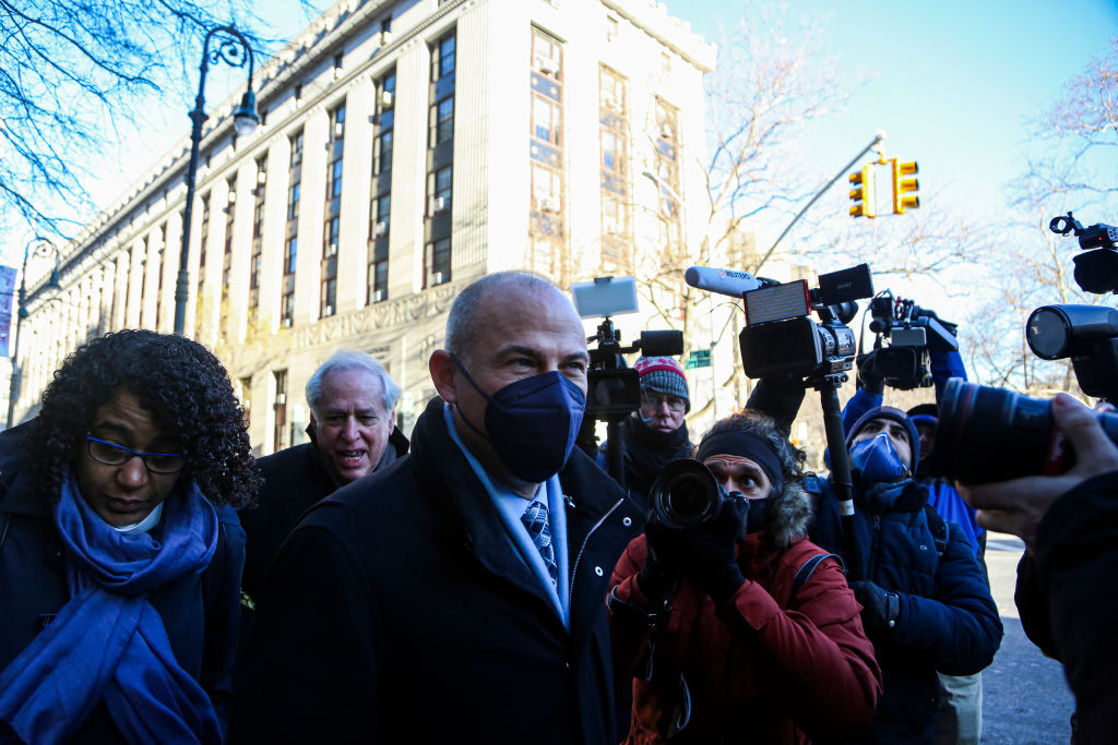 Former attorney Michael Avenatti arrives for his criminal trial, at the United States Courthouse in Manhattan