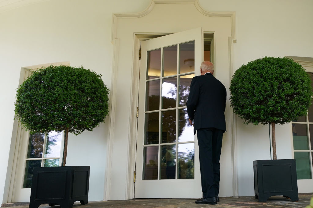 President Biden Delivers Remarks At The White House - US GDP