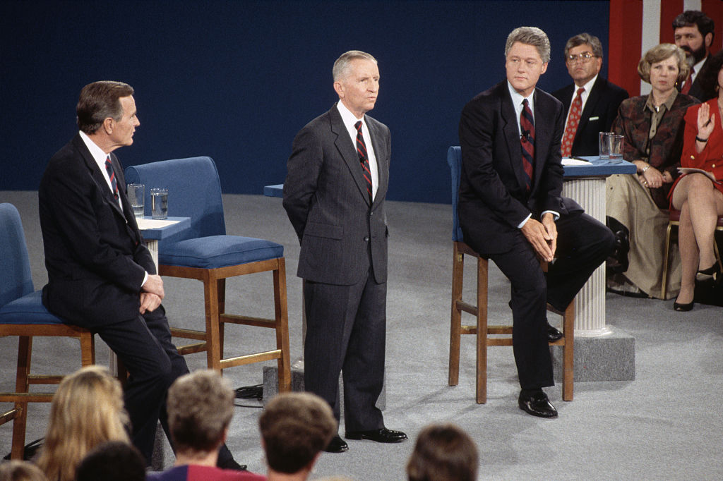 Candidates at the Presidential Debate
