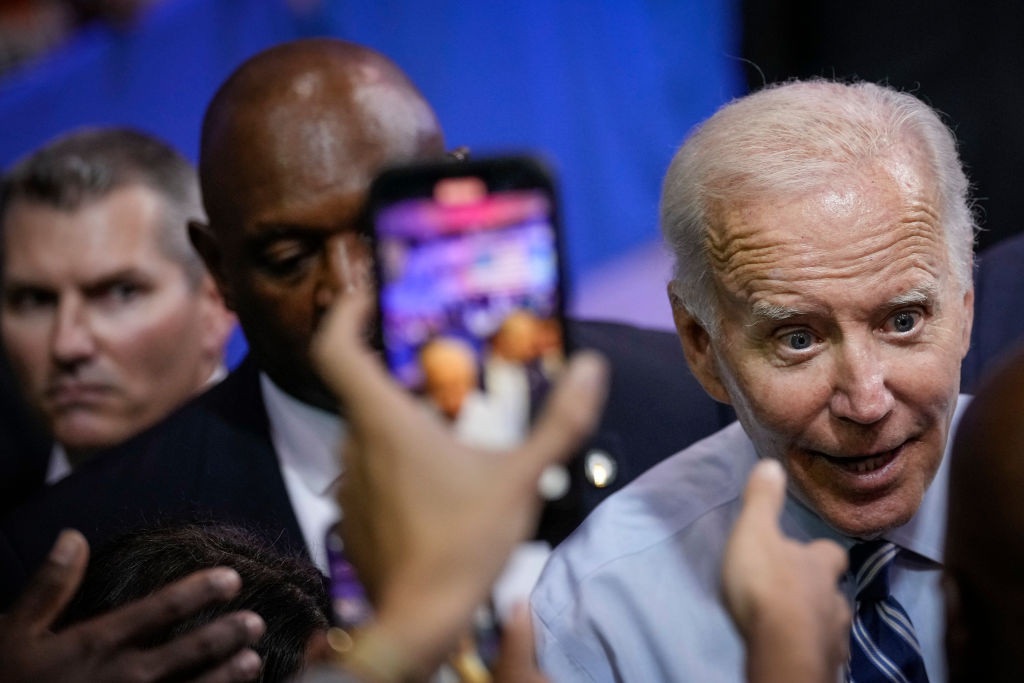 President Biden Holds DNC Rally In Maryland - deplorable