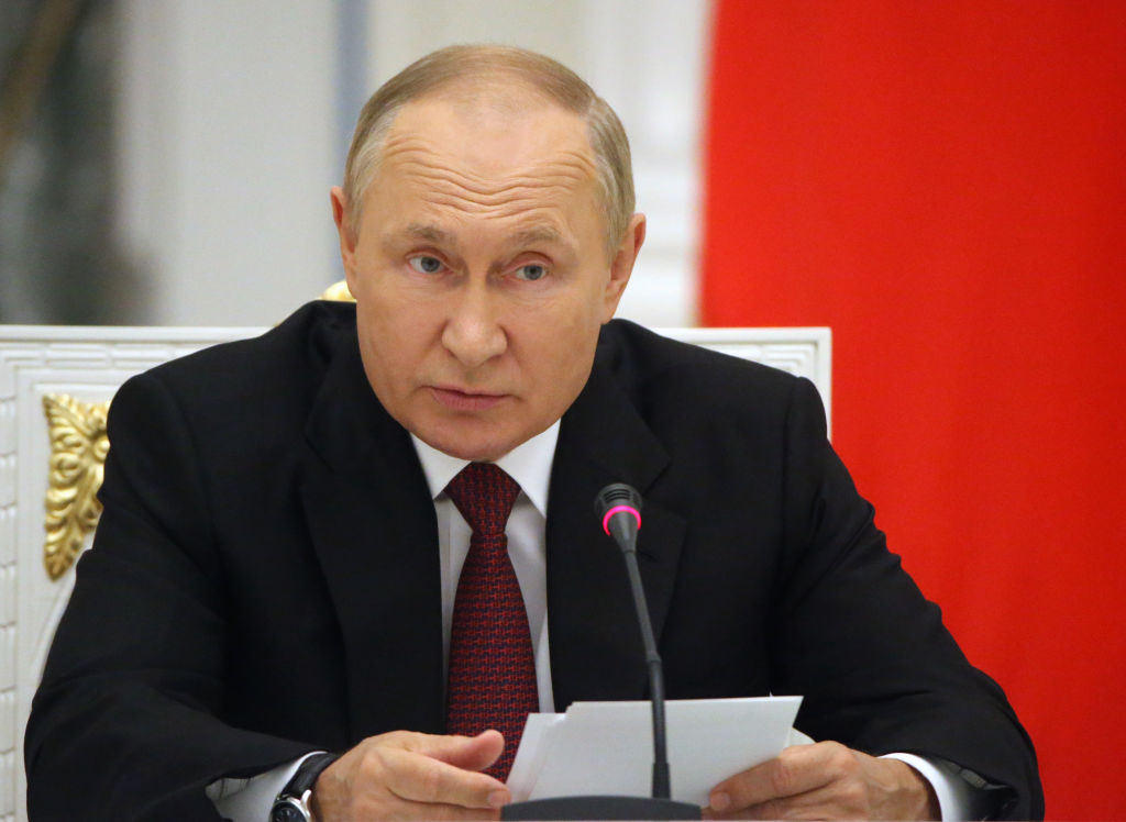 Russian President Putin Attends Official Events In Moscow