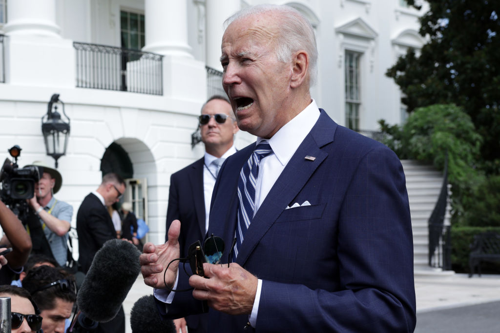 President Biden Departs The White House En Route To Maryland