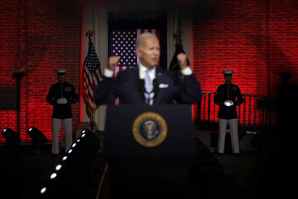 President Biden During Primetime Speech Outside Philadelphia's Independence National Historical Park - maga republicans