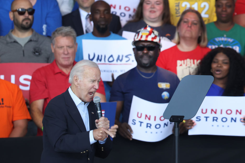 President Biden Gives Labor Day Address In Milwaukee, Wisconsin