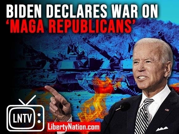 Website Thumbnail - Biden Declares War no MAGA - LNTV