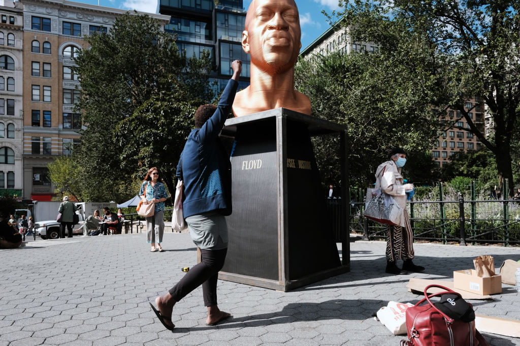 Social Justice Art Installation Goes On Display In Union Square - thanksgiving