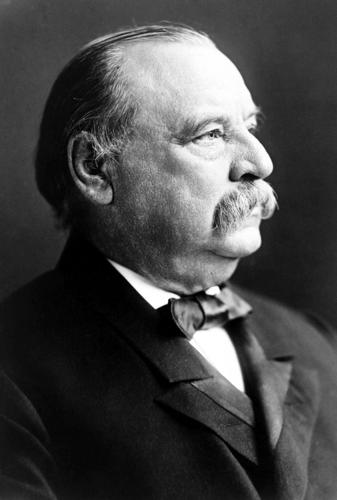 USA: Grover Cleveland (1837 Ð 1908) was the 22nd and the 24thth President of the United States, serving from 1885 to 1899 and from 1893 to 1897. Photographic portrait, Frederick Gutekunst (1831-1917) 1903