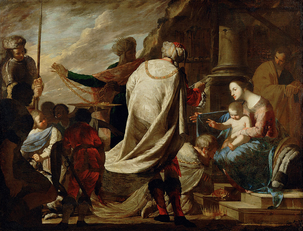 Adoration of the Magi, c. 1640. Artist: Cavallino, Bernardo (1616-1656)