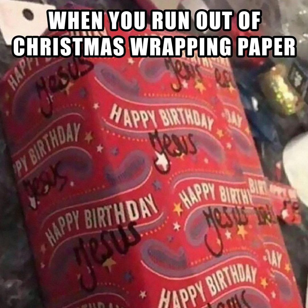 wrapping paper meme