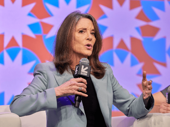 Marianne Williamson Enters 2024 Race to Dems’ Dismay
