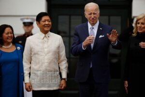 GettyImages-1486887913 Philippines first lady Louise Araneta-Marcos, President of the Philippines Ferdinand Marcos Jr., U.S. President Joe Biden and first lady Jill Biden