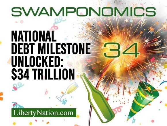 National Debt Milestone Unlocked: $34 Trillion – Swamponomics