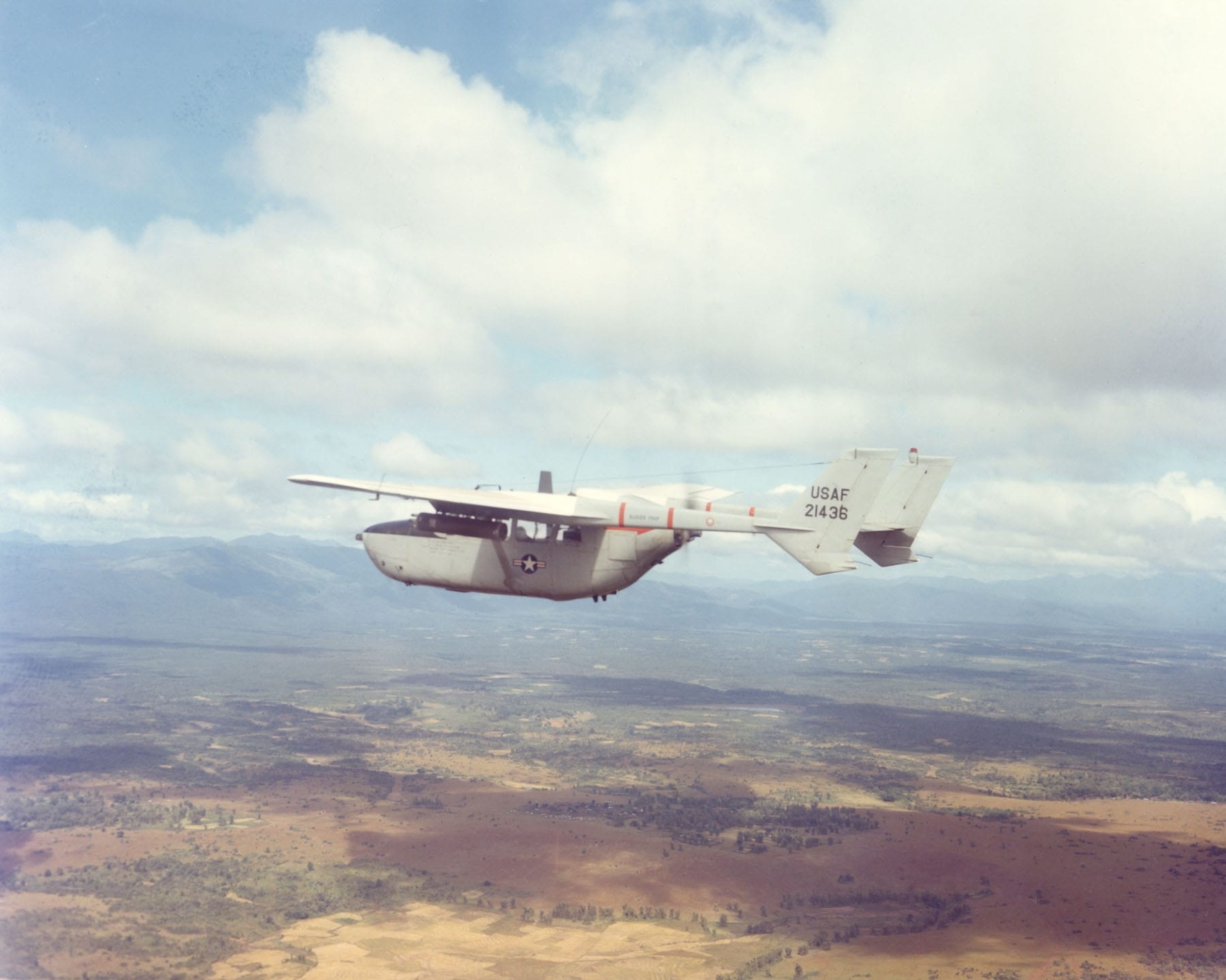 0-2A Aircraft Over South Vietnam