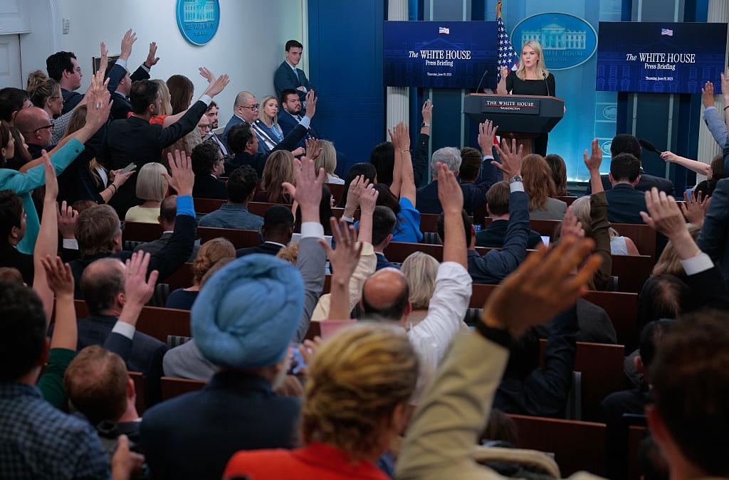 An All-New Brady Bunch Takes Over the White House Press Briefing Room