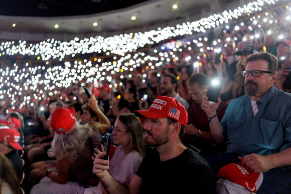 Arizona State University's Turning Point USA Chapter Hosts Vigil For Slain Founder Charlie Kirk TEMPE, ARIZONA - SEPTEMBER 15: People attend a vigil for Charlie Kirk at Arizona State University on September 15, 2025 in Tempe, Arizona. Kirk, the CEO and co-founder of Turning Point USA, was shot and killed on September 10 while speaking at an event for his "American Comeback Tour" at Utah Valley University. (Photo by Eric Thayer/Getty Images)
